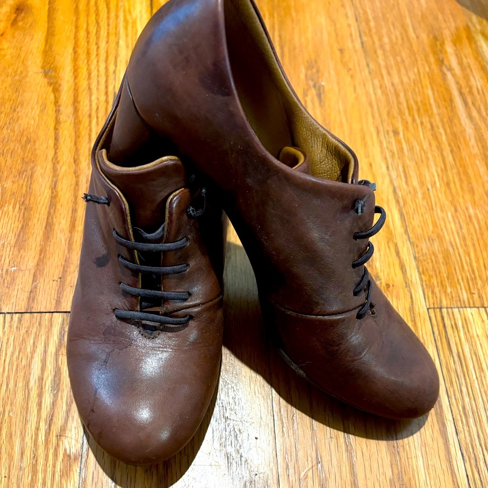 Luxury Italian Leather Heeled Booties by LiliMill